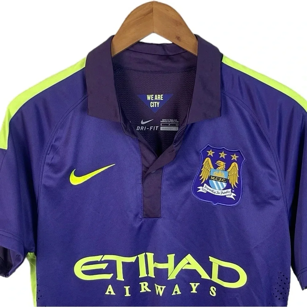 PO710 Men’s Nike Dri Fit Manchester City Etihad Airways Wilfried Soccer Jersey S